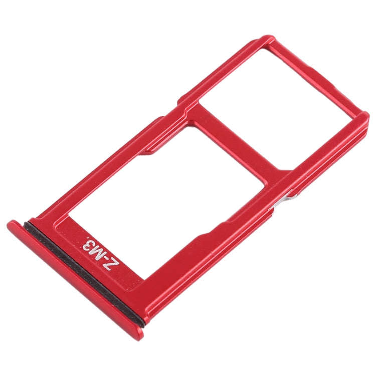 For Vivo X20 SIM Card Tray + SIM Card Tray / Micro SD Card Tray (Red)
