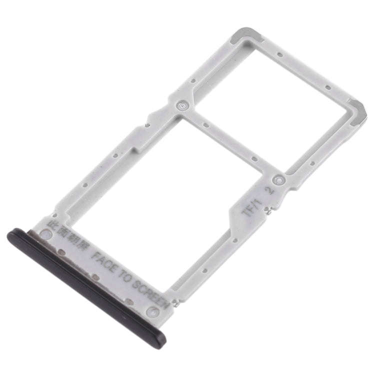 SIM Card Tray + SIM Card Tray / Micro SD Card Tray for Xiaomi Redmi Note 6 Pro (Black)