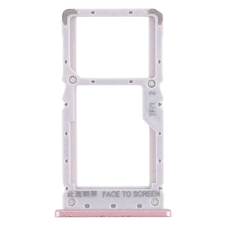 SIM Card Tray + SIM Card Tray / Micro SD Card Tray for Xiaomi Redmi Note 6 Pro (Rose Gold)