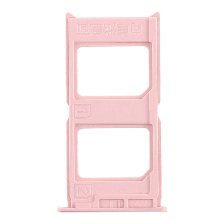 For Vivo V3 2 x SIM Card Tray (Rose Gold)