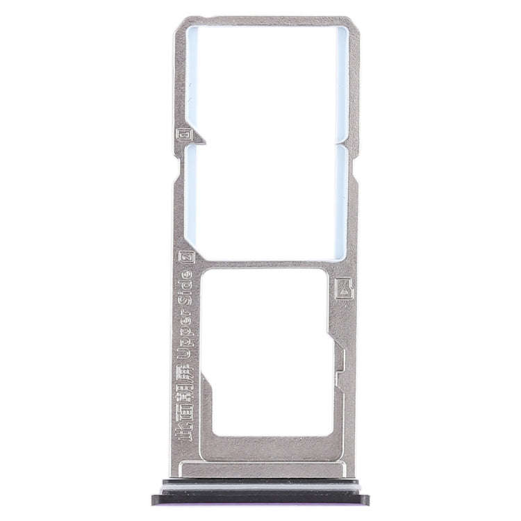 For Vivo Z1 2 x SIM Card Tray + Micro SD Card Tray (Purple)