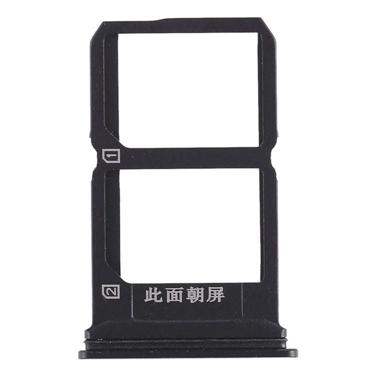 For Vivo X9s Plus 2 x SIM Card Tray (Black)