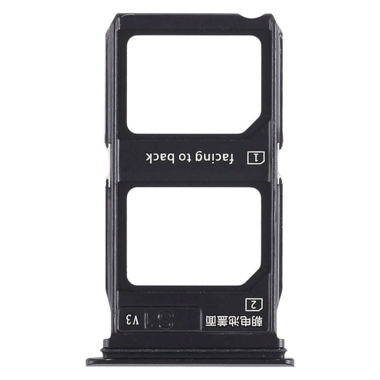 For Vivo X9 Plus 2 x SIM Card Tray (Black)