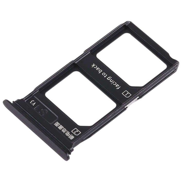 For Vivo X9 Plus 2 x SIM Card Tray (Black)