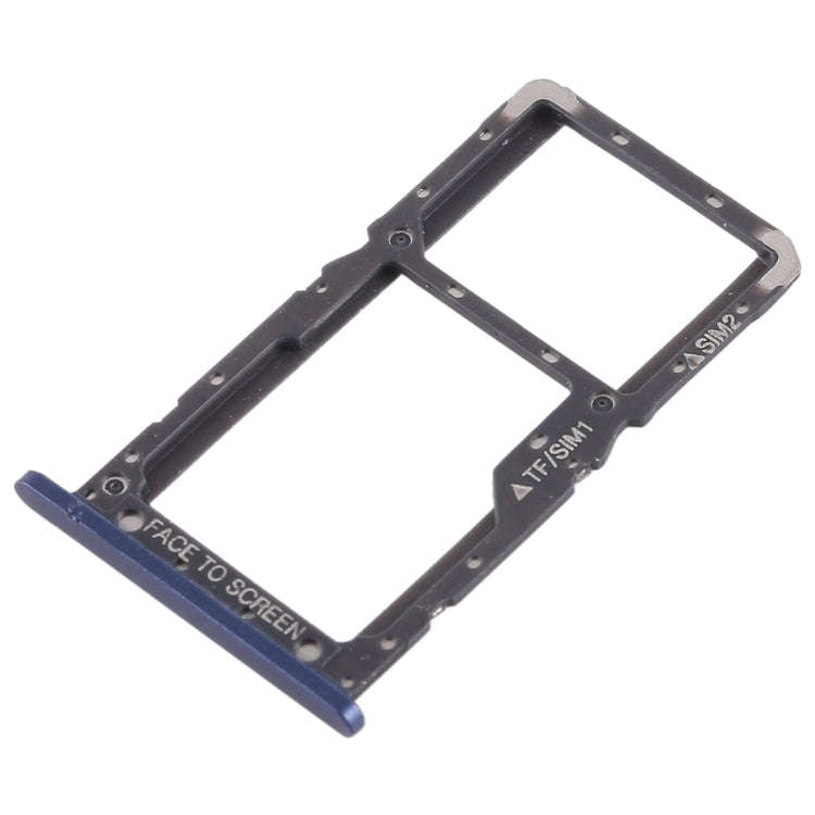 SIM Card Tray + SIM Card Tray / Micro SD Card Tray for Xiaomi Pocophone F1 (Blue)