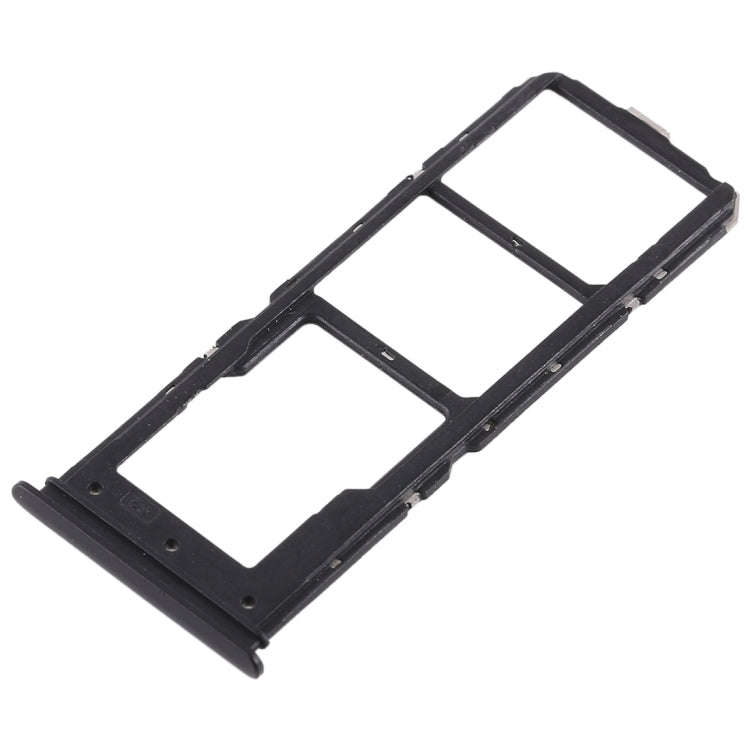 For Vivo Y71 2 x SIM Card Tray + Micro SD Card Tray (Black)