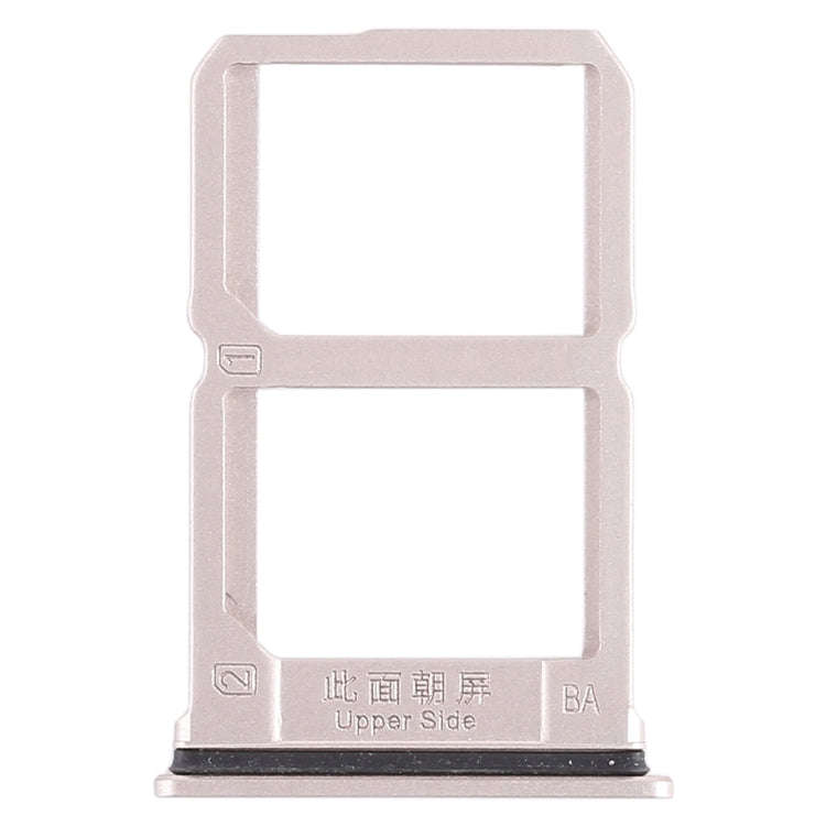 For Vivo X9s 2 x SIM Card Tray (Gold)