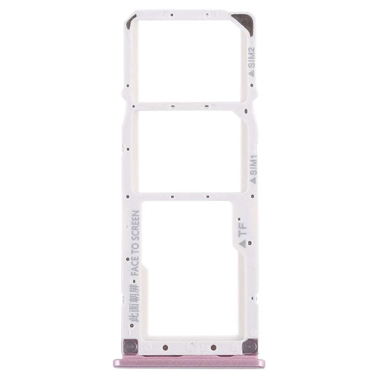 2 x SIM Card Tray + Micro SD Card Tray for Xiaomi Redmi 6 Pro(Rose Gold)