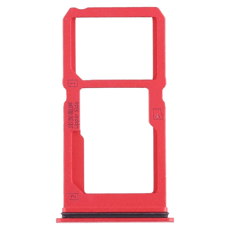 For Vivo X21i SIM Card Tray + SIM Card Tray / Micro SD Card Tray (Red)