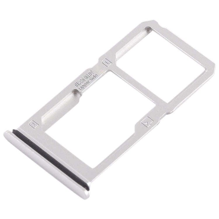 For Vivo X21i SIM Card Tray + SIM Card Tray / Micro SD Card Tray (Silver)