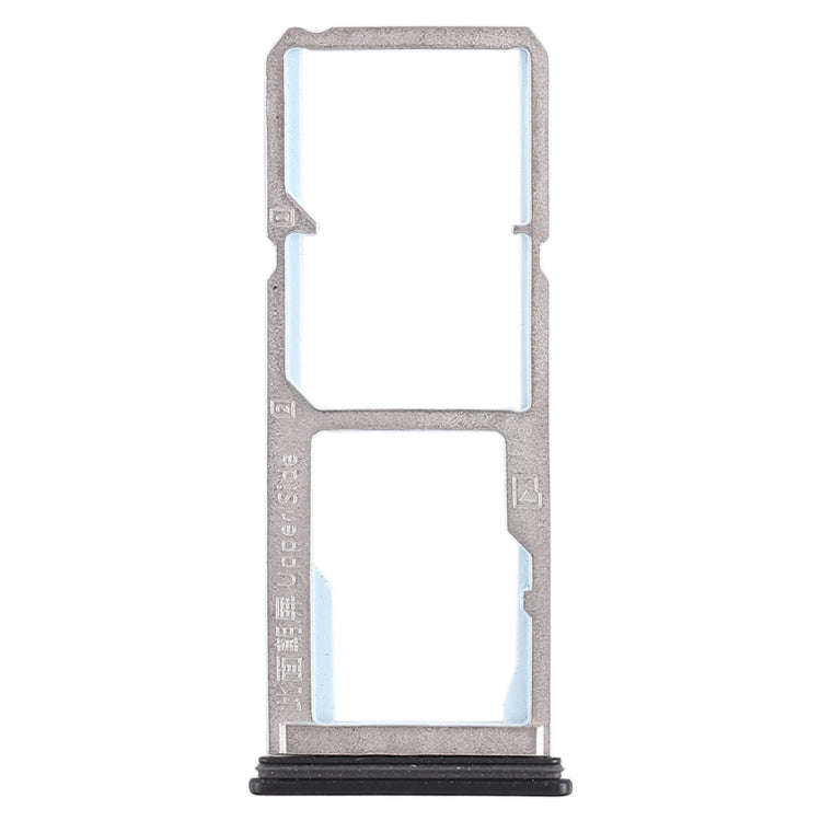 For Vivo Y69 2 x SIM Card Tray + Micro SD Card Tray (Black)