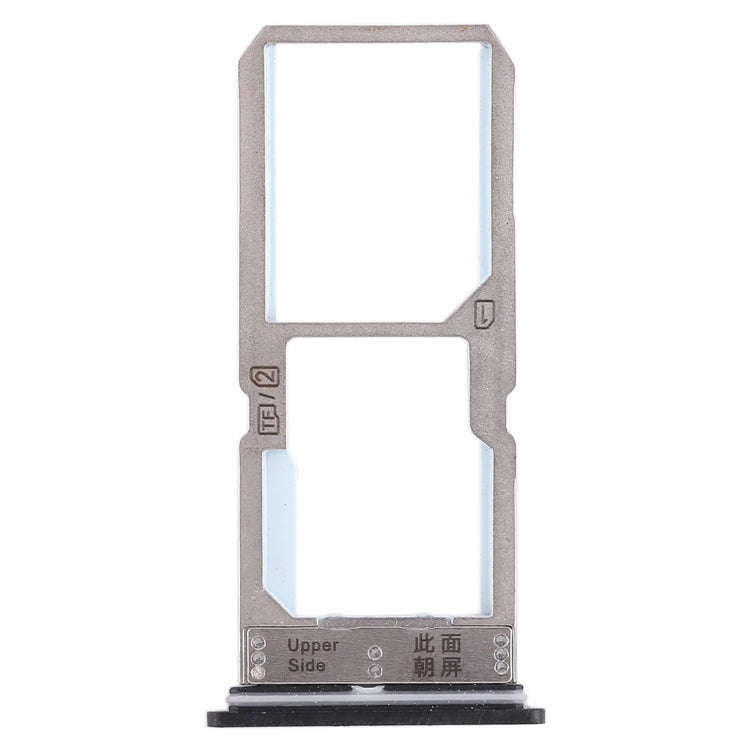 For Vivo Y67 SIM Card Tray + SIM Card Tray / Micro SD Card Tray (Black)