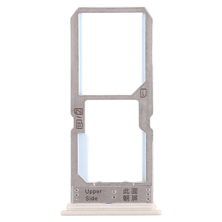 For Vivo Y67 SIM Card Tray + SIM Card Tray / Micro SD Card Tray (Gold)