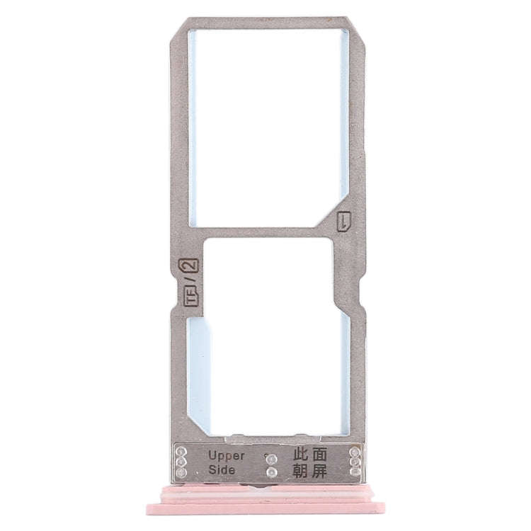 For Vivo Y67 SIM Card Tray + SIM Card Tray / Micro SD Card Tray (Rose Gold)