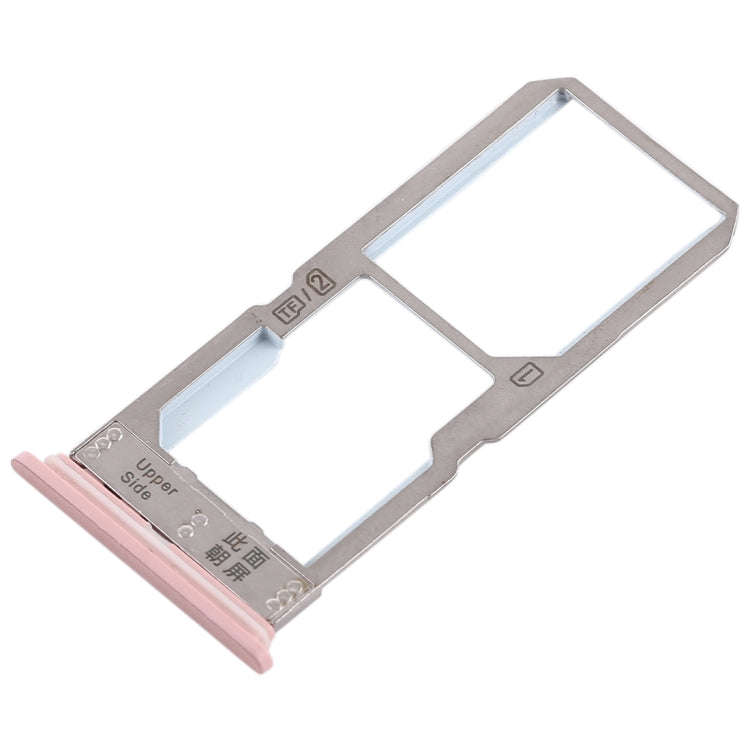 For Vivo Y67 SIM Card Tray + SIM Card Tray / Micro SD Card Tray (Rose Gold)