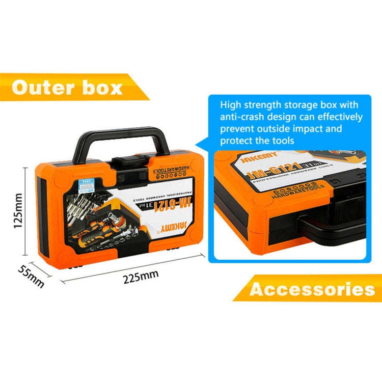 JAKEMY JM-6121 31 in 1 Professional Screwdriver Kit Disassemble Tool Screwdriver Set Multifunctio...