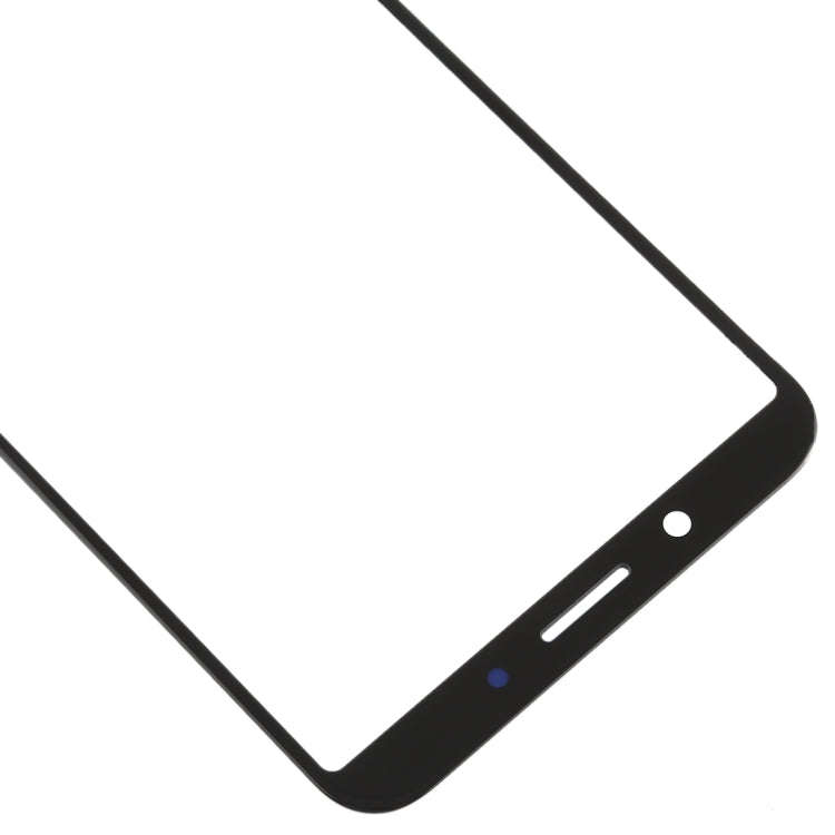 For OPPO A83 Front Screen Outer Glass Lens (Black)
