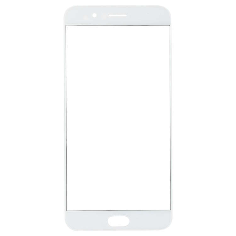 For OPPO R11 Plus Front Screen Outer Glass Lens (White)