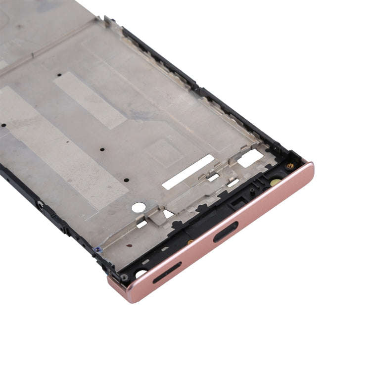 for Sony Xperia XA1 Front Housing LCD Frame Bezel Plate(Rose Gold)