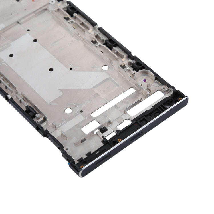 Front Housing LCD Frame Bezel Plate for Sony Xperia XA1 Ultra (Black)
