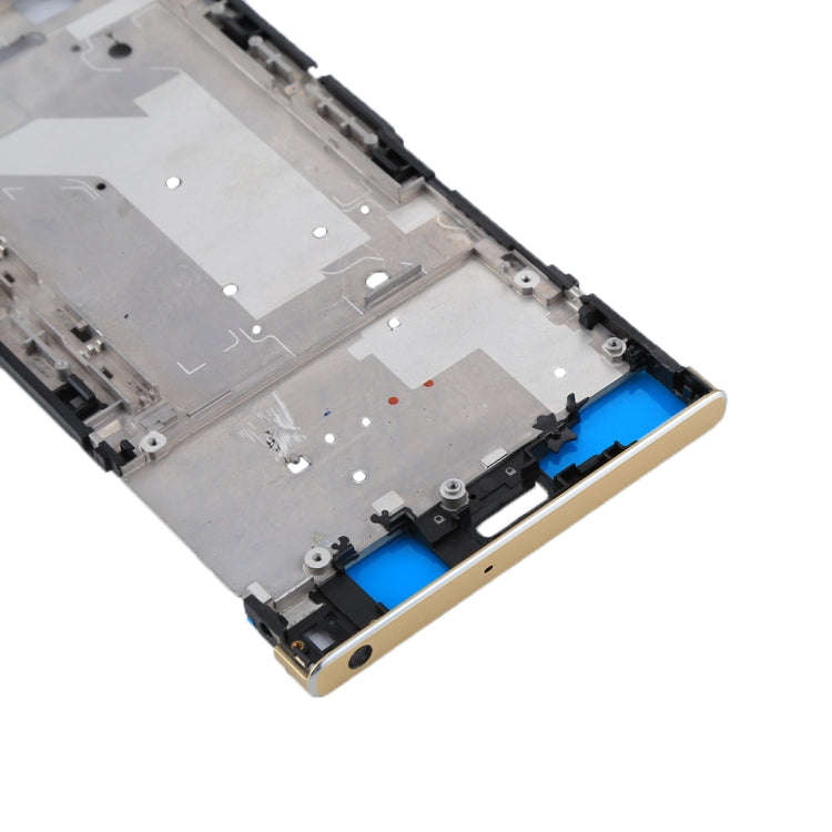 Front Housing LCD Frame Bezel Plate for Sony Xperia XA1 Ultra (Gold)