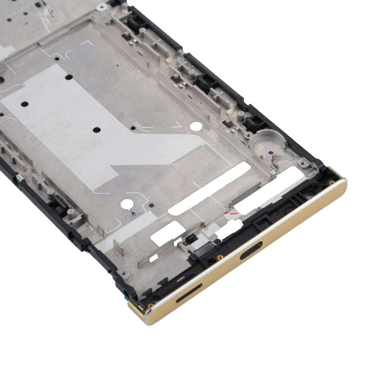 Front Housing LCD Frame Bezel Plate for Sony Xperia XA1 Ultra (Gold)