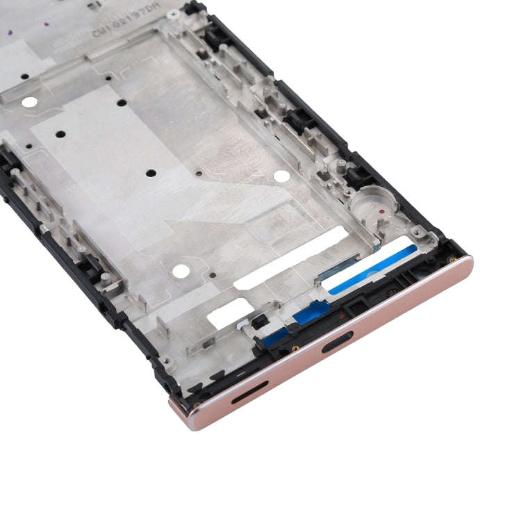 Front Housing LCD Frame Bezel Plate for Sony Xperia XA1 Ultra (Rose Gold)
