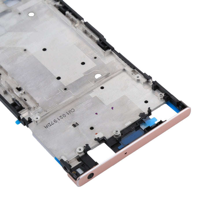 Front Housing LCD Frame Bezel Plate for Sony Xperia XA1 Ultra (Rose Gold)