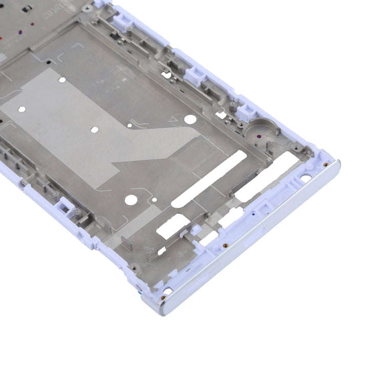 Front Housing LCD Frame Bezel Plate for Sony Xperia XA1 Ultra (White)