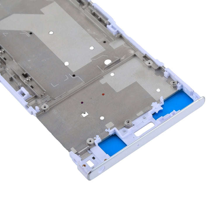 Front Housing LCD Frame Bezel Plate for Sony Xperia XA1 Ultra (White)