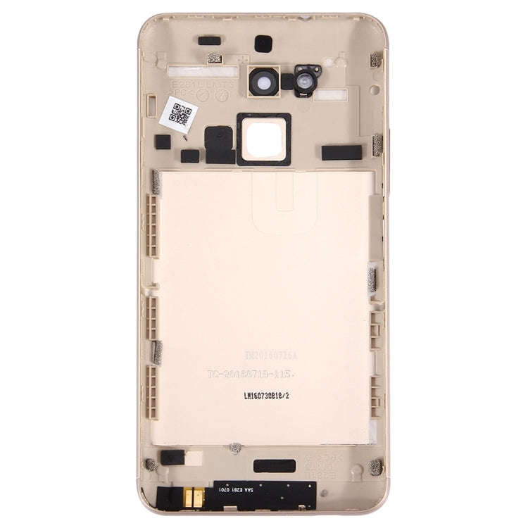 Aluminium Alloy Back Battery Cover for ASUS ZenFone 3 Max / ZC520TL(Gold)