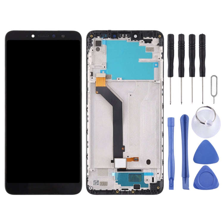 TFT LCD Screen for Xiaomi Redmi S2 / Y2 Digitizer Full Assembly with Frame(Black)