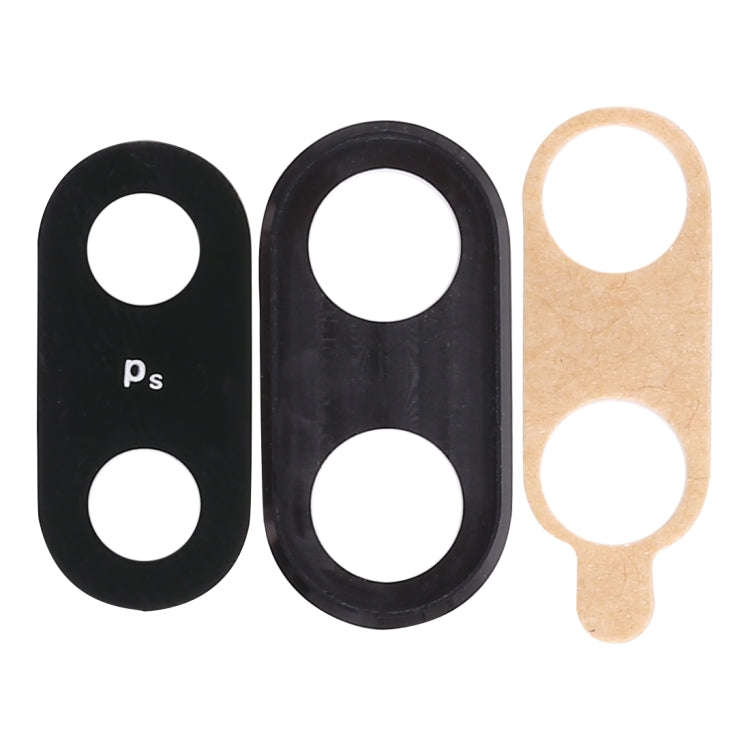 For Huawei Nova 3 10pcs Back Camera Bezel with Lens Cover & Adhesive (Black)