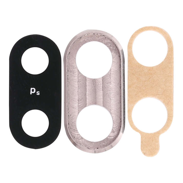 For Huawei Nova 3  10pcs Back Camera Bezel with Lens Cover & Adhesive (Silver)