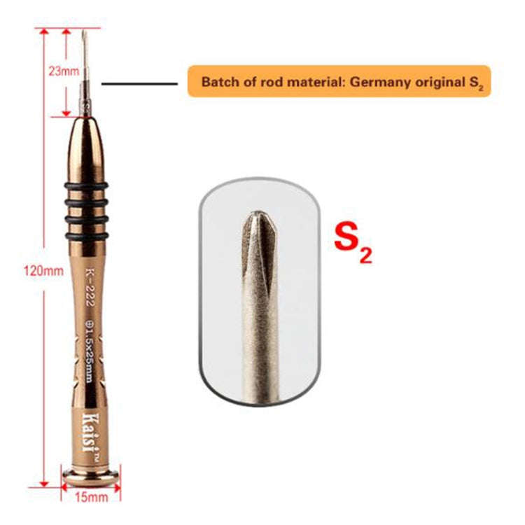 Kaisi K-222 Precision Screwdrivers Professional Repair Opening Tool for Mobile Phone Tablet PC (T...