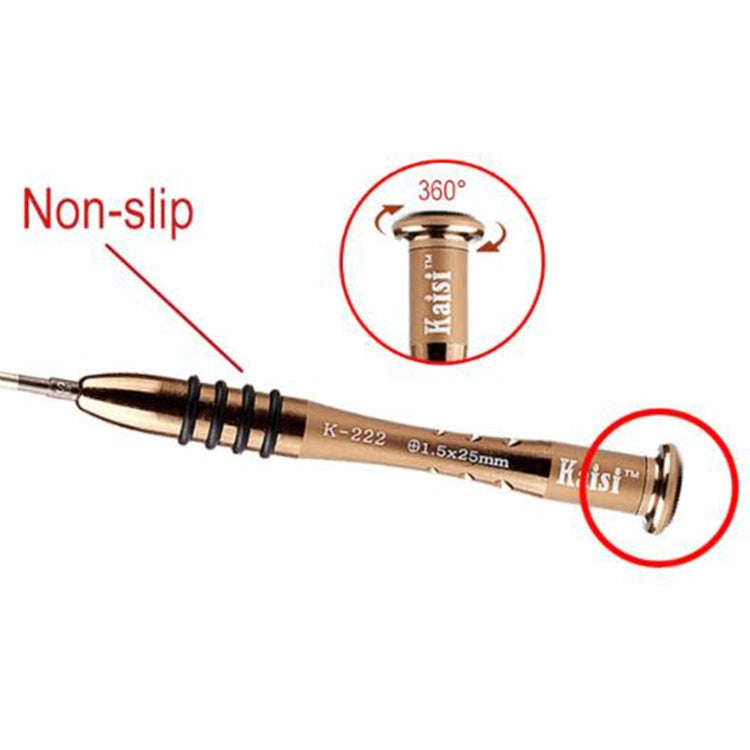 Kaisi K-222 Precision Screwdrivers Professional Repair Opening Tool for Mobile Phone Tablet PC (T...