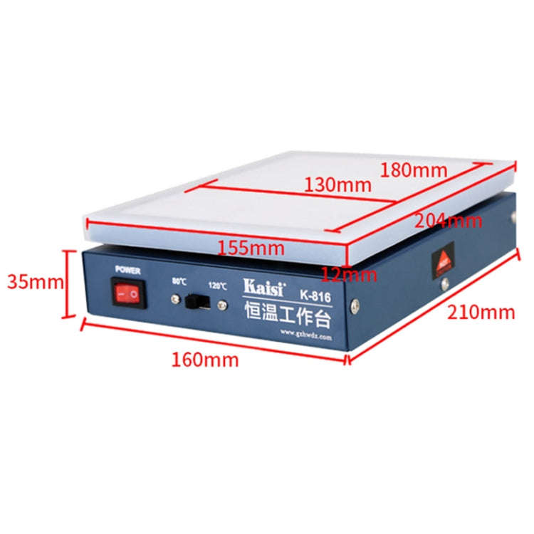 Kaisi K-816 Constant Temperature Heating Plate LCD Screen Open Separator Desoldering Station With...