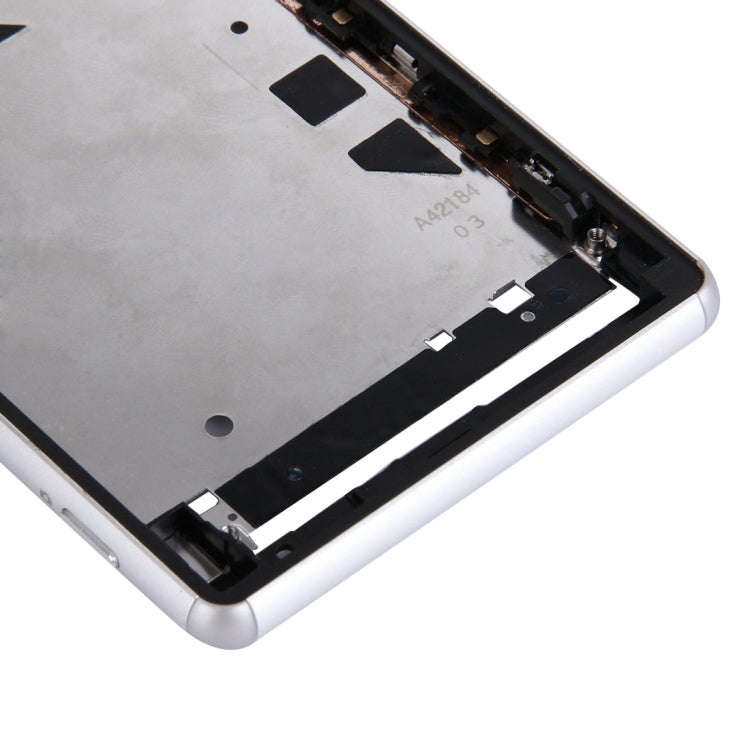 Single SIM Front Housing LCD Frame Bezel for Sony Xperia Z3(White)