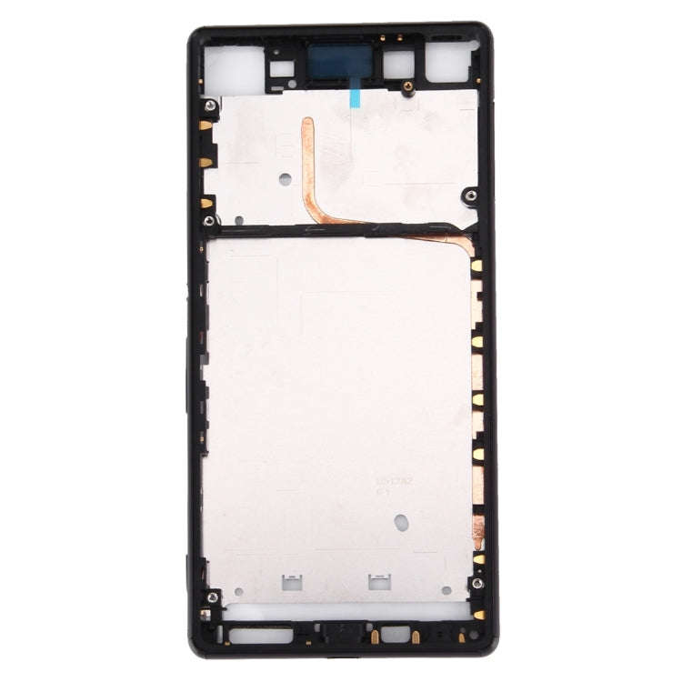 Front Housing LCD Frame Bezel for Sony Xperia Z3+ / Z4(Black)