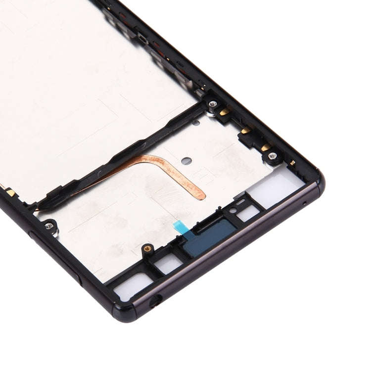 Front Housing LCD Frame Bezel for Sony Xperia Z3+ / Z4(Black)