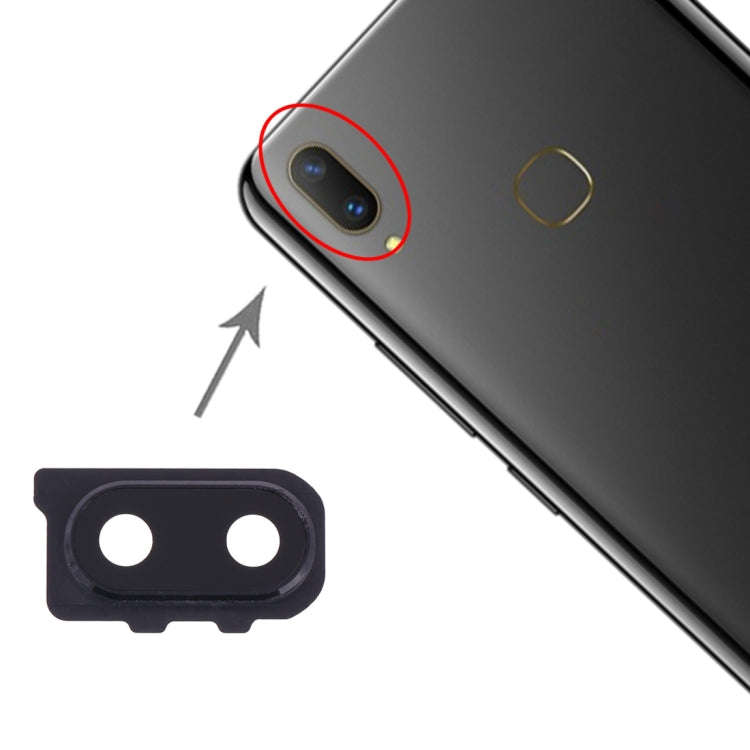 For Vivo Y85 10pcs Camera Lens Cover (Black)