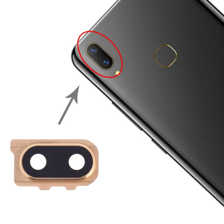For Vivo Y85 10pcs Camera Lens Cover (Gold)