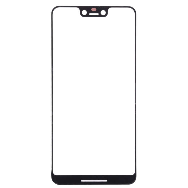 Front Screen Outer Glass Lens for Google Pixel 3 XL(Black)
