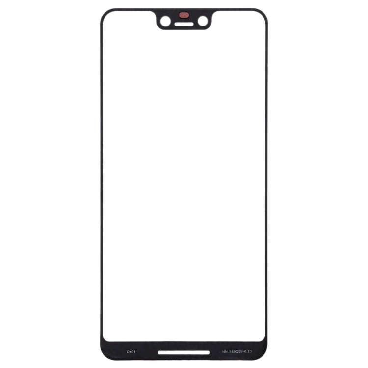 Front Screen Outer Glass Lens for Google Pixel 3 XL(Black)