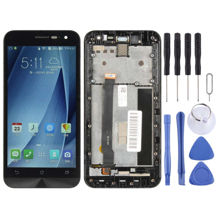 OEM LCD Screen for Asus Zenfone 2 ZE500CL Z00D Digitizer Full Assembly with FrameBlack)