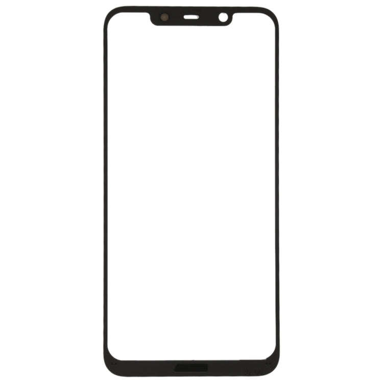 Front Screen Outer Glass Lens for Nokia X7 / 8.1 / 7.1 Plus TA-1131(Black)