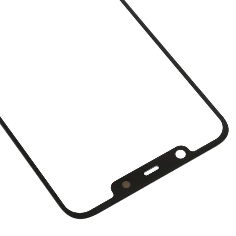 Front Screen Outer Glass Lens for Nokia X7 / 8.1 / 7.1 Plus TA-1131(Black)