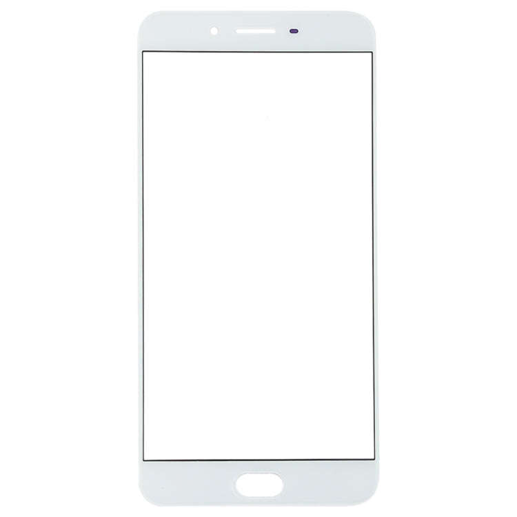For OPPO R9s Plus Front Screen Outer Glass Lens (White)