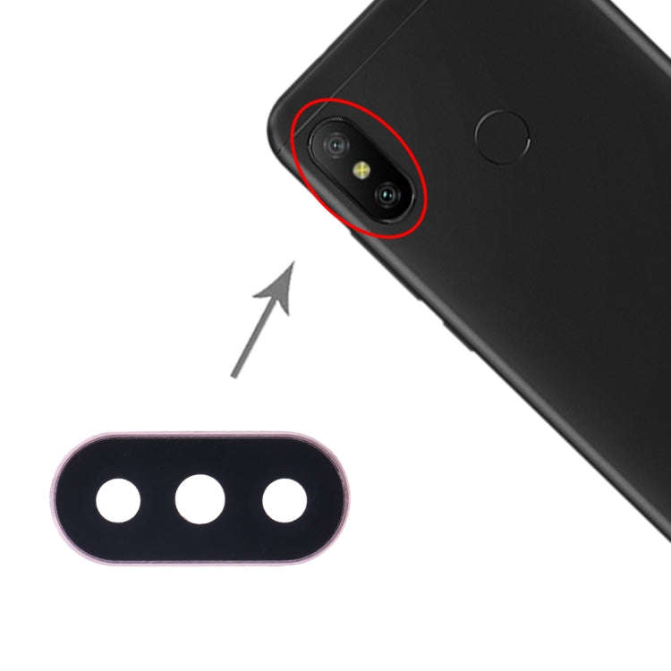 10 PCS Camera Lens Cover for Xiaomi Redmi 6 Pro / MI A2 Lite(Gold)