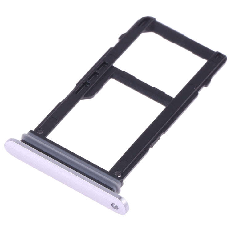SIM Card Tray + SIM Card Tray / Micro SD Card Tray for LG V30 VS996 LS998U H933 LS998U (Silver)